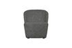 Miniature Fauteuil en tissu anthracite Lofty 1