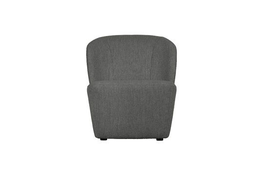 Fauteuil en tissu anthracite Lofty