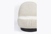 Miniature Fauteuil en tissu beige Eden 14