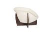 Miniature Fauteuil en tissu beige Emilius 10