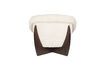 Miniature Fauteuil en tissu beige Emilius 11
