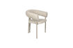 Miniature Fauteuil en tissu beige Heels 1