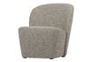 Miniature Fauteuil en tissu beige Lofty 3