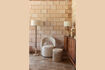 Miniature Fauteuil en tissu beige Seina 3