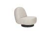 Miniature Fauteuil en tissu blanc cassé Eden 1