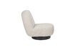 Miniature Fauteuil en tissu blanc cassé Eden 3