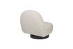 Miniature Fauteuil en tissu blanc cassé Eden 4
