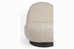 Miniature Fauteuil en tissu blanc cassé Eden 7