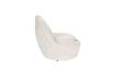 Miniature Fauteuil en tissu blanc Nash 5