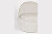 Miniature Fauteuil en tissu blanc Nash 9