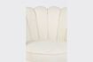 Miniature Fauteuil en tissu blanc Shells 12