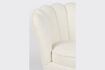 Miniature Fauteuil en tissu blanc Shells 14