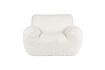 Miniature Fauteuil en tissu blanc Yeti 1