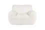 Miniature Fauteuil en tissu blanc Yeti Détouré