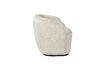 Miniature Fauteuil en tissu bouclé blanc Porterville 6