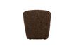 Miniature Fauteuil en tissu bouclé marron Lofty 5