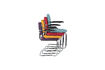 Miniature Fauteuil en tissu côtelé jaune Ridge Kink Rib 9