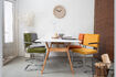 Miniature Fauteuil en tissu côtelé orange Ridge Kink Rib 4