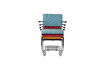Miniature Fauteuil en tissu côtelé orange Ridge Kink Rib 10