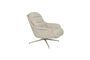 Miniature Fauteuil en tissu et bois d'eucalyptus Beige Philly Détouré