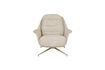 Miniature Fauteuil en tissu et bois d'eucalyptus Beige Philly 4