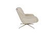 Miniature Fauteuil en tissu et bois d'eucalyptus Beige Philly 5