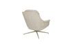 Miniature Fauteuil en tissu et bois d'eucalyptus Beige Philly 6