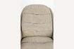 Miniature Fauteuil en tissu et bois d'eucalyptus Beige Philly 9