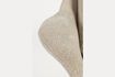 Miniature Fauteuil en tissu et bois d'eucalyptus Beige Philly 10