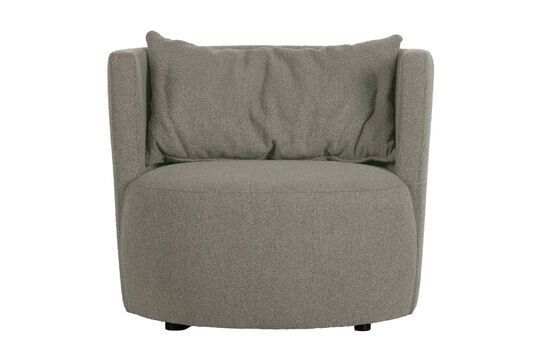 Fauteuil en tissu gris clair Explore Détouré