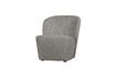 Miniature Fauteuil en tissu gris clair Lofty 3