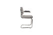 Miniature Fauteuil en tissu gris clair Ridge Kink Rib 13