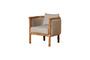Miniature Fauteuil en tissu gris Empire Détouré