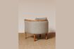 Miniature Fauteuil en tissu gris Empire 4