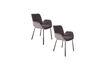 Miniature Fauteuil en tissu gris foncé Brit 13