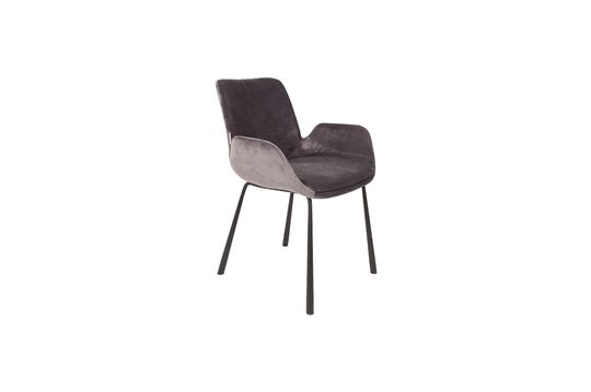Voir la fiche produit fauteuil en tissu gris foncé Brit Fauteuil en tissu gris foncé Brit