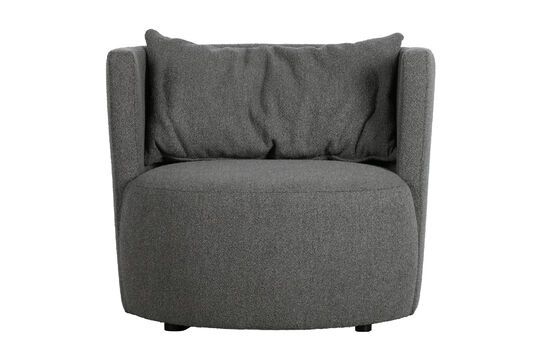 Fauteuil en tissu gris foncé Explore Détouré