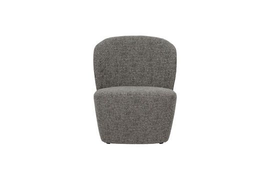 Fauteuil en tissu gris foncé Lofty Détouré