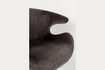 Miniature Fauteuil en tissu gris Mia 6