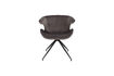 Miniature Fauteuil en tissu gris Mia 7