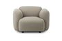 Miniature Fauteuil en tissu gris Swell Détouré