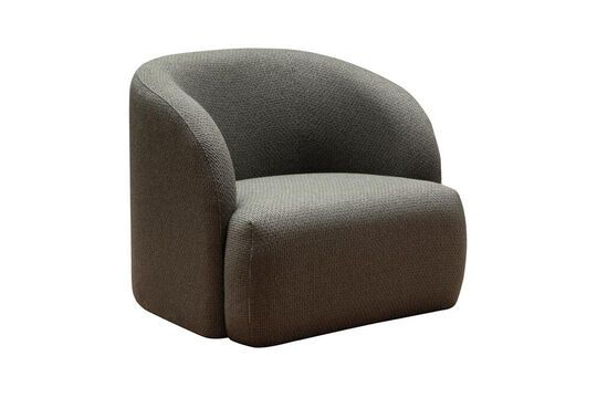 Fauteuil en tissu khaki Clive