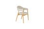 Miniature Fauteuil en tissu marron clair Indy Détouré