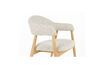 Miniature Fauteuil en tissu marron clair Indy 4