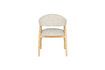 Miniature Fauteuil en tissu marron clair Indy 5