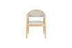 Miniature Fauteuil en tissu marron clair Indy 6