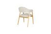 Miniature Fauteuil en tissu marron clair Indy 7
