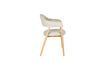 Miniature Fauteuil en tissu marron clair Indy 8