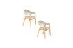 Miniature Fauteuil en tissu marron clair Indy 9