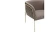 Miniature Fauteuil en tissu marron Eyrie 7